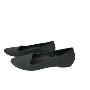 CROCS Brooklyn Flat women’s Size 8 Shoes Black Pointed Toe Slip On Comfort Flats